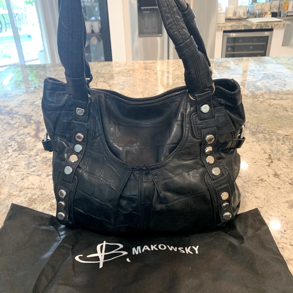 New never carried black Makowsky bag w dust bag.